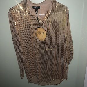 Golden sequins dress (XS) brand new with tags